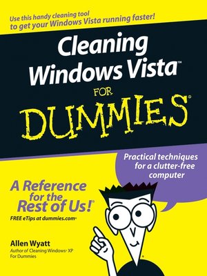cover image of Cleaning Windows Vista For Dummies
